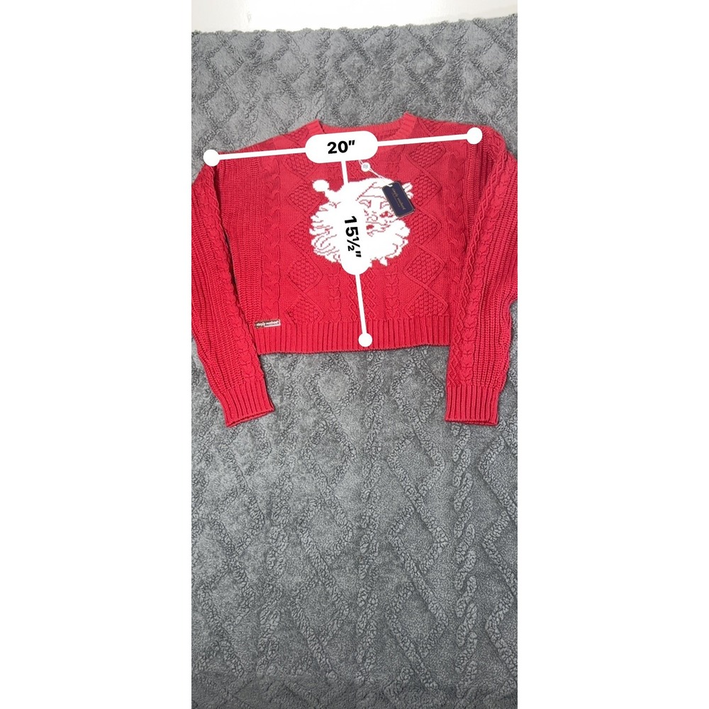Simply Southern Sweater Womens XS Black Merry Christmas Holiday Pullover - Picture 10 of 10